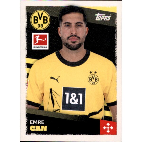 Topps Bundesliga 2023/24 - Sticker 124 - Emre Can - Borussia Dortmund