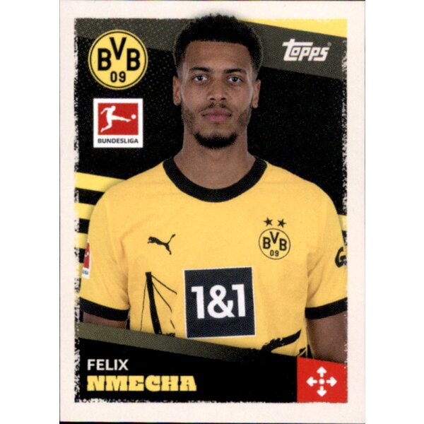 Topps Bundesliga 2023/24 - Sticker 126 - Felix Nmecha - Borussia Dortmund