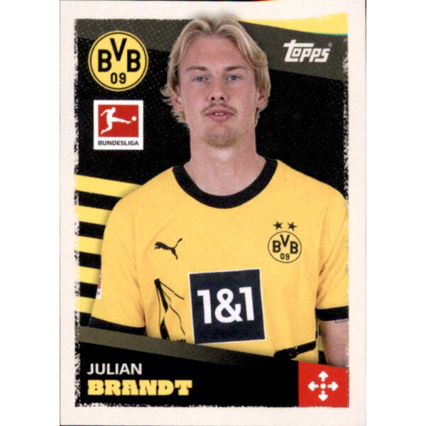 Topps Bundesliga 2023/24 - Sticker 127 - Julian Brandt - Borussia Dortmund