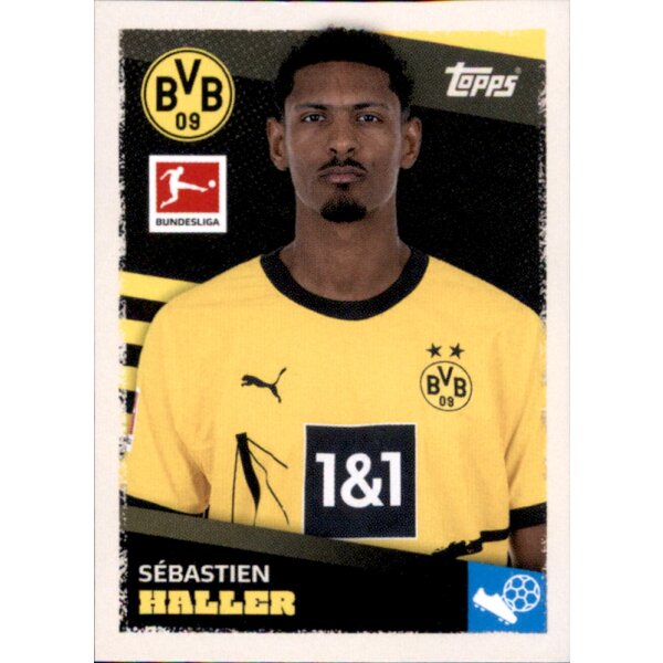 Topps Bundesliga 2023/24 - Sticker 129 - Sebastien Haller - Borussia Dortmund