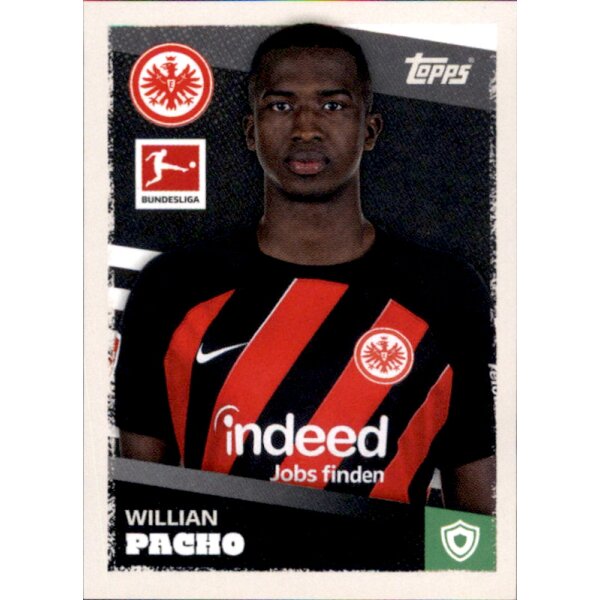 Topps Bundesliga 2023/24 - Sticker 140 - Willian Pacho - Eintracht Frankfurt