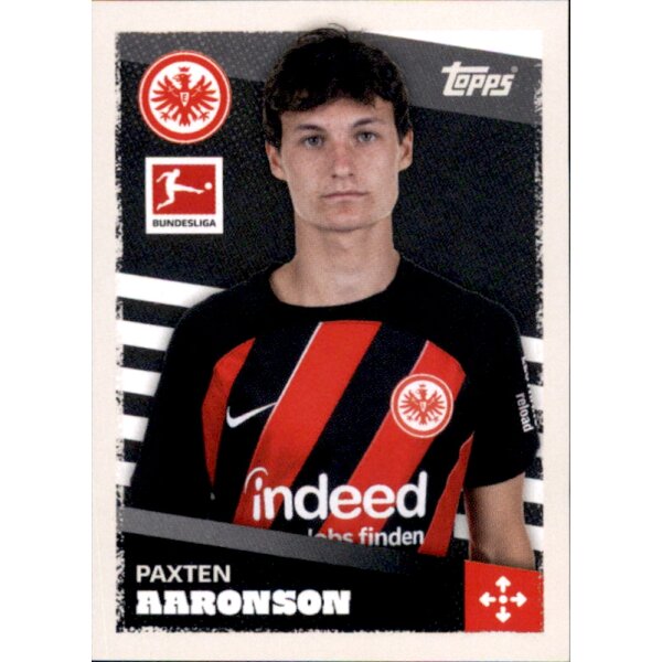 Topps Bundesliga 2023/24 - Sticker 147 - Paxten Aaronson - Eintracht Frankfurt