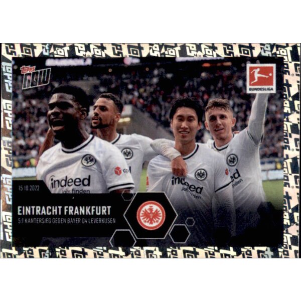 Topps Bundesliga 2023/24 - Sticker 155 - Eintracht Frankfurt - Eintracht Frankfurt - Topps Now