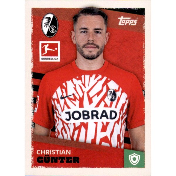 Topps Bundesliga 2023/24 - Sticker 163 - Christian Günter - SC Freiburg