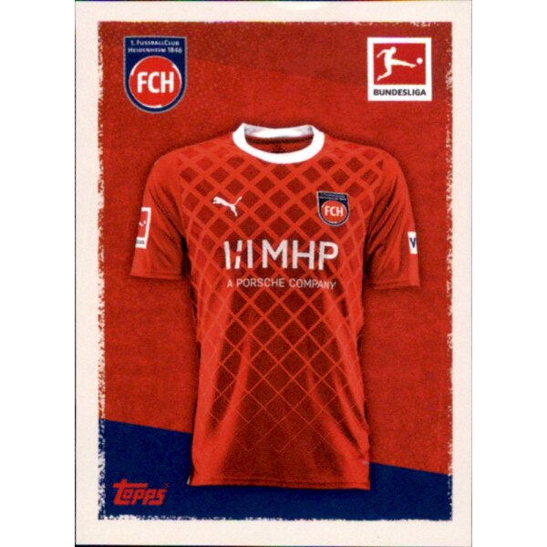 Topps Bundesliga 2023/24 - Sticker 179 - 1. FC Heidenheim 1846 - Heimtrikot