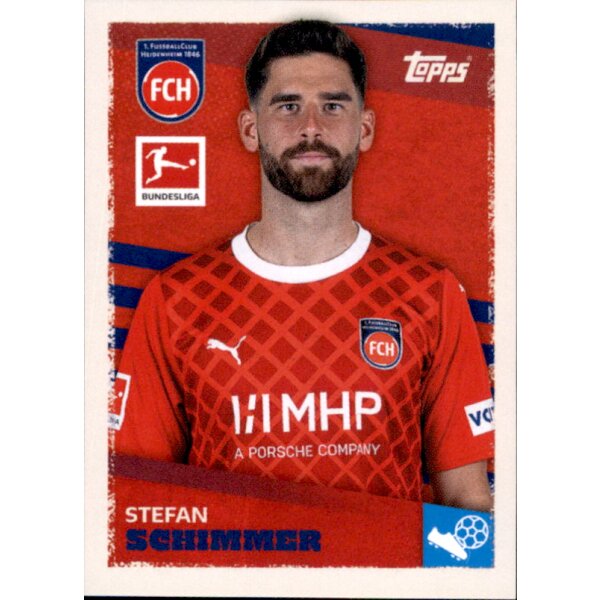 Topps Bundesliga 2023/24 - Sticker 192 - Stefan Schimmer - 1. FC Heidenheim 1846