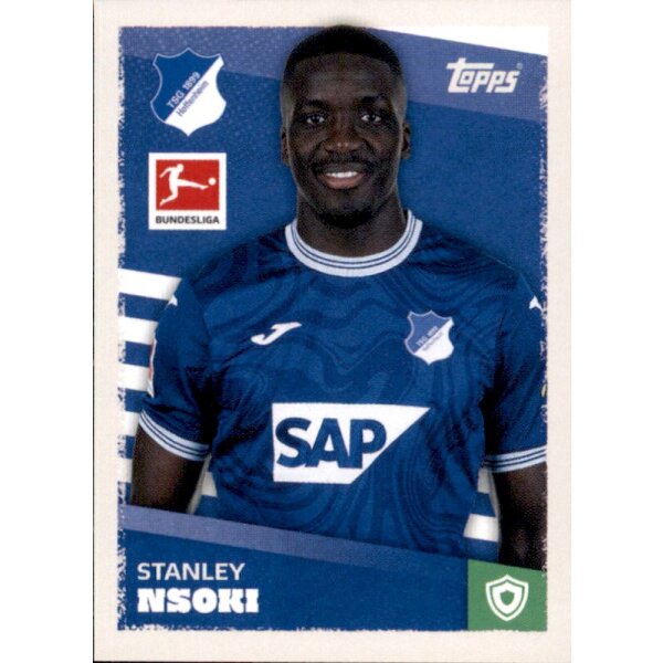 Topps Bundesliga 2023/24 - Sticker 205 - Stanley Nsoki - TSG 1899 Hoffenheim