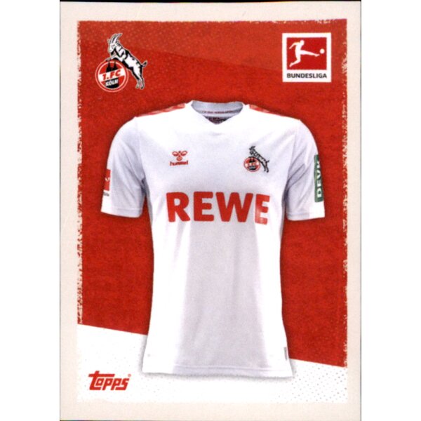 Topps Bundesliga 2023/24 - Sticker 221 - 1. FC Köln - Heimtrikot