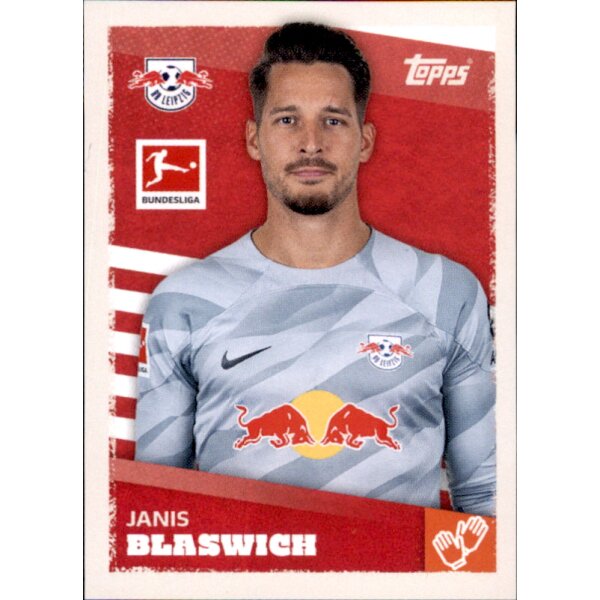 Topps Bundesliga 2023/24 - Sticker 243 - Janis Blaswich - RB Leipzig