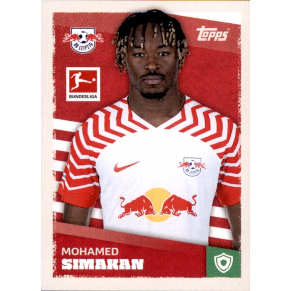 Topps Bundesliga 2023/24 - Sticker 244 - Mohamed Simakan - RB Leipzig