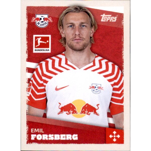 Topps Bundesliga 2023/24 - Sticker 251 - Emil Forsberg - RB Leipzig