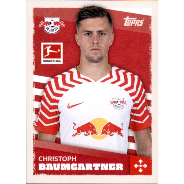 Topps Bundesliga 2023/24 - Sticker 253 - Christoph Baumgarten - RB Leipzig