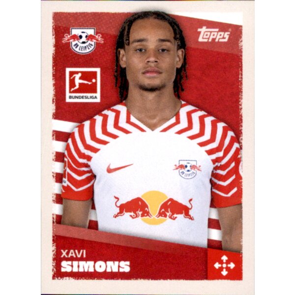 Topps Bundesliga 2023/24 - Sticker 254 - Xavi Simons - RB Leipzig