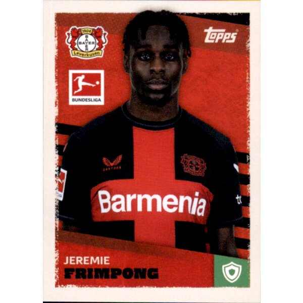 Topps Bundesliga 2023/24 - Sticker 268 - Jeremie Frimpong - Bayer 04 Leverkusen