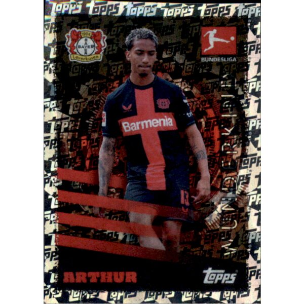 Topps Bundesliga 2023/24 - Sticker 282 - Arthur - Bayer 04 Leverkusen - Wunderkind