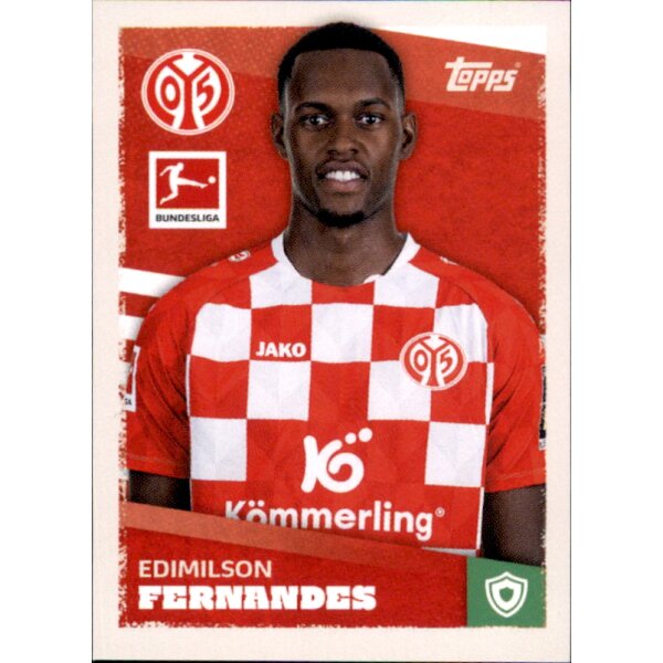 Topps Bundesliga 2023/24 - Sticker 288 - Edimilson Fernandes - 1. FSV Mainz 05