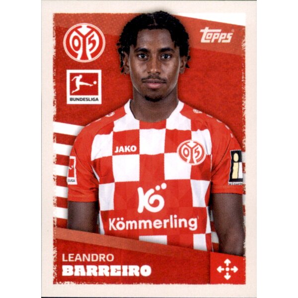 Topps Bundesliga 2023/24 - Sticker 293 - Leandro Barreiro - 1. FSV Mainz 05