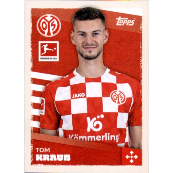 Topps Bundesliga 2023/24 - Sticker 297 - Tom Krauß - 1. FSV Mainz 05