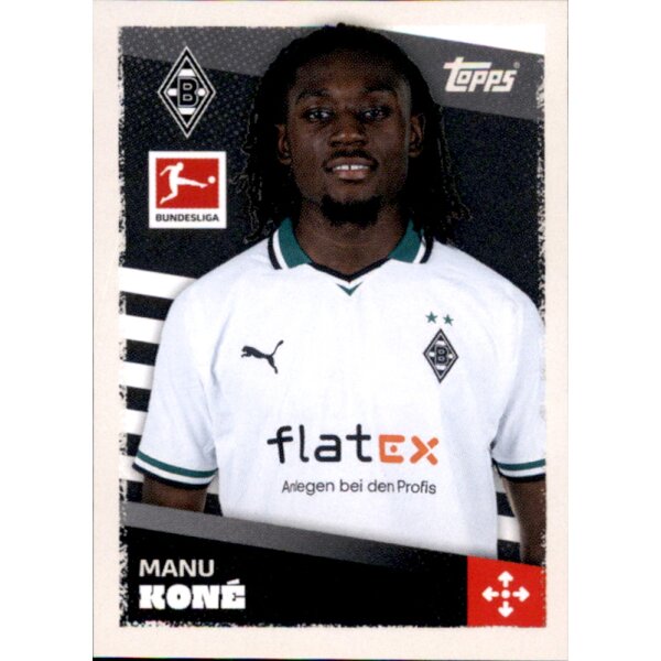 Topps Bundesliga 2023/24 - Sticker 314 - Manu Kone - Borussia Mönchengladbach