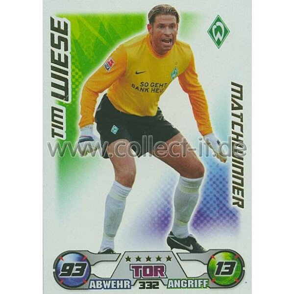 MX-332 - TIM WIESE - MATCHWINNER - Saison 09/10