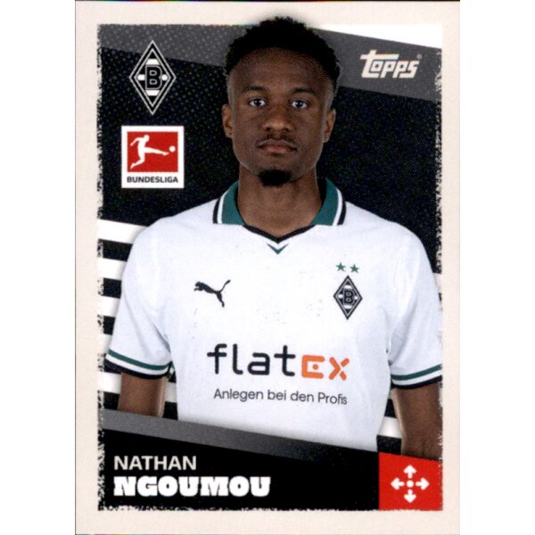 Topps Bundesliga 2023/24 - Sticker 316 - Nathan Ngoumou - Borussia Mönchengladbach