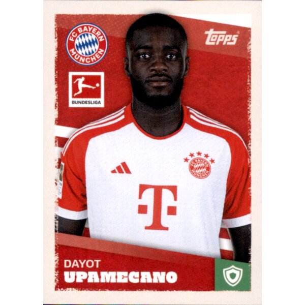 Topps Bundesliga 2023/24 - Sticker 330 - Dayot Upamecano - FC Bayern München