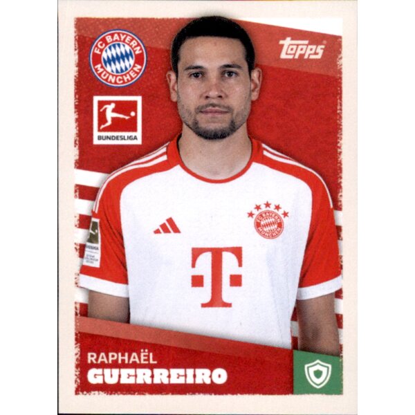 Topps Bundesliga 2023/24 - Sticker 331 - Raphael Guerreiro - FC Bayern München