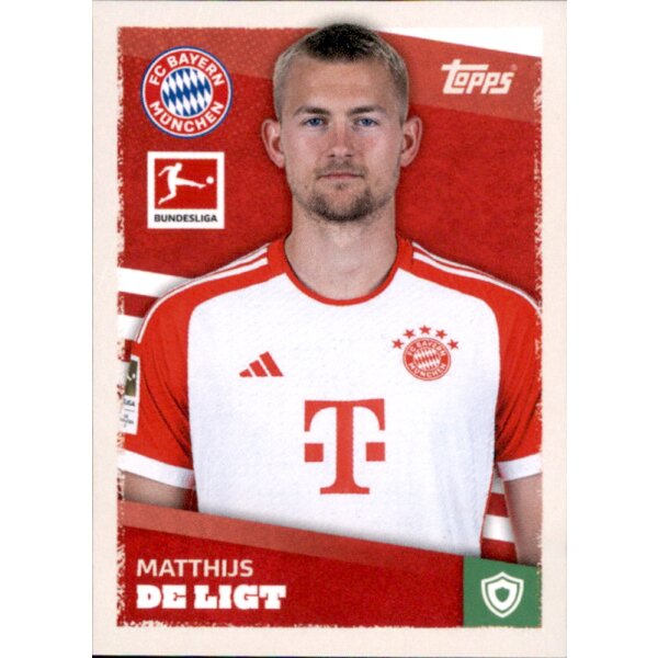 Topps Bundesliga 2023/24 - Sticker 332 - Matthijs De Ligt - FC Bayern München