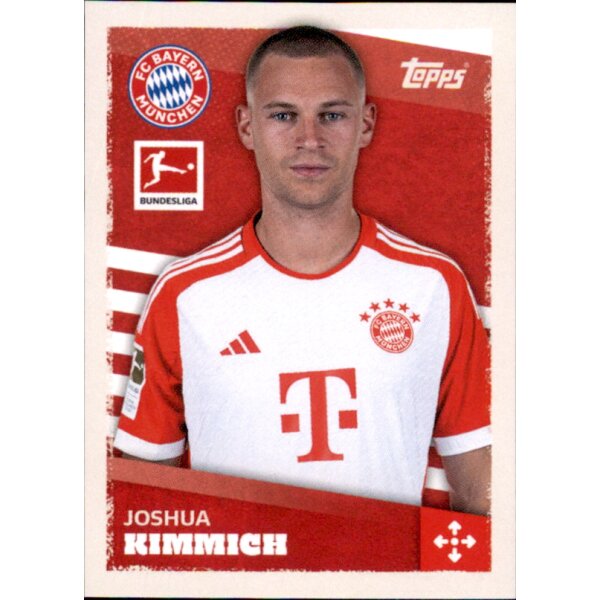 Topps Bundesliga 2023/24 - Sticker 334 - Joshua Kimmich - FC Bayern München