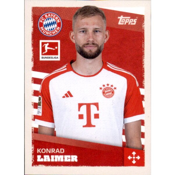 Topps Bundesliga 2023/24 - Sticker 336 - Konrad Laimer - FC Bayern München