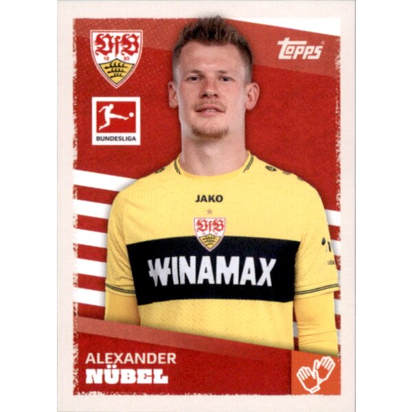 Topps Bundesliga 2023/24 - Sticker 348 - Alexander Nübel - VfB Stuttgart