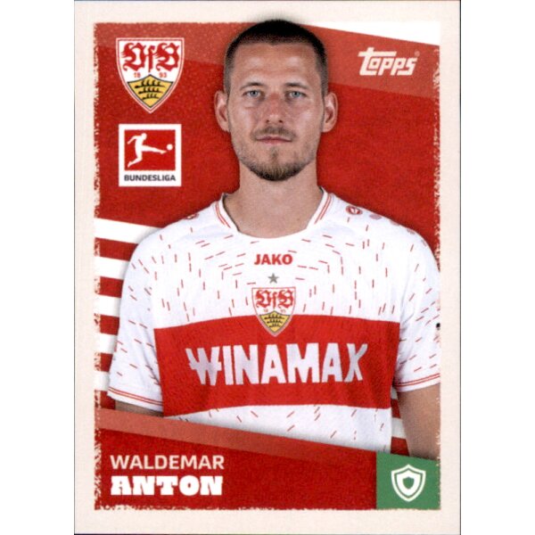 Topps Bundesliga 2023/24 - Sticker 349 - Waldemar Anton - VfB Stuttgart