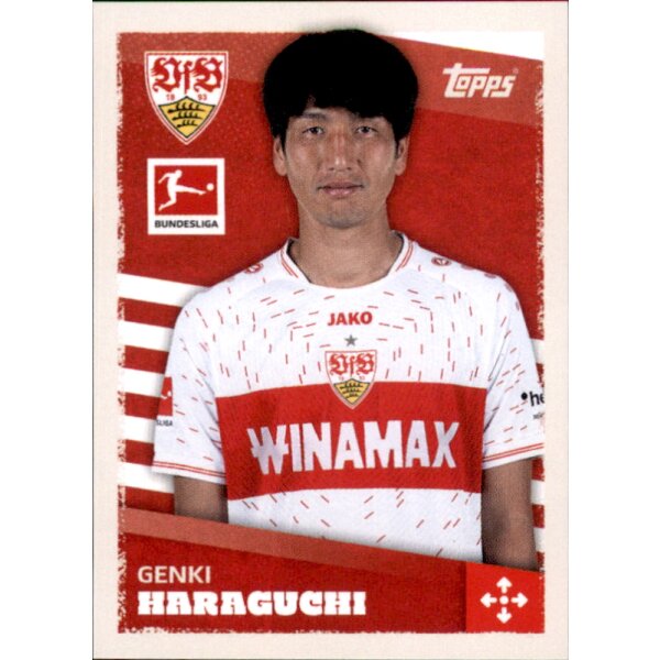 Topps Bundesliga 2023/24 - Sticker 357 - Genki Haraguchi - VfB Stuttgart