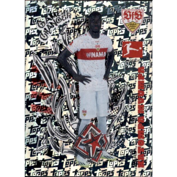 Topps Bundesliga 2023/24 - Sticker 365 - Silas Katompa Mvumpa - VfB Stuttgart - Game Changer