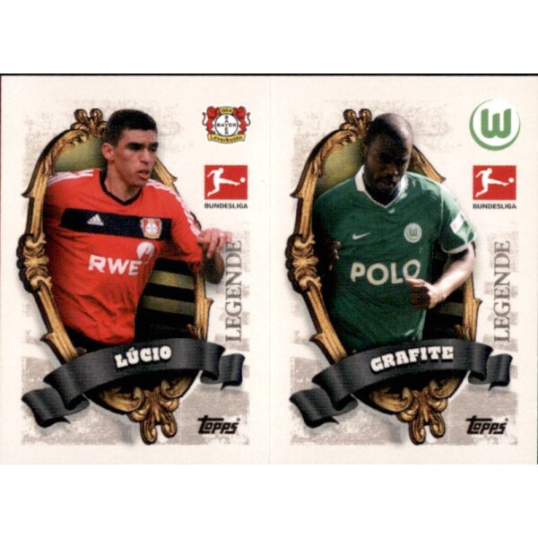 Topps Bundesliga 2023/24 - Sticker BL23+24 - Lucio & Grafite -  Legende