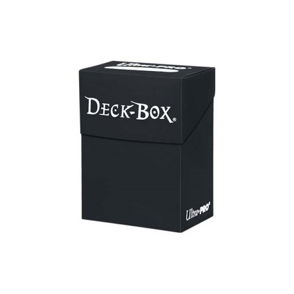 Ultra Pro Black Deck Box Schwarz mit 100 Soft Sleeves