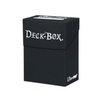 Ultra Pro Black Deck Box Schwarz mit 100 Soft Sleeves