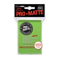 Ultra Pro - Non-Glare Pro-Matte Sleeves - Lime Green (12x50)