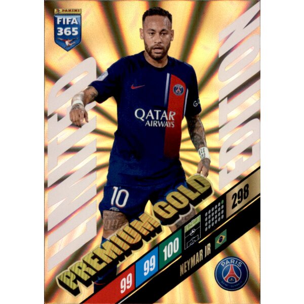 Neymar Jr. - GOLD Limitierte Karte - Adrenalyn XL