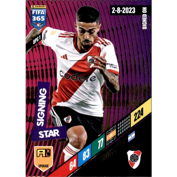 UPG01 - Manuel Lanzini - Star Signing - Adrenalyn XL