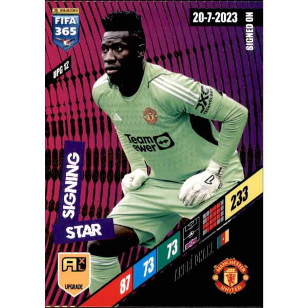 UPG12 - Andre Onana - Star Signing - Adrenalyn XL