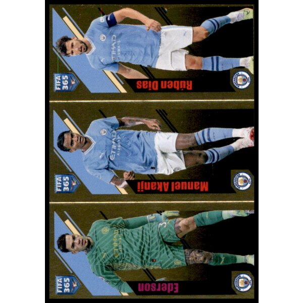 Sticker 87 Ederson/Manuel Akanji/Ruben Dias