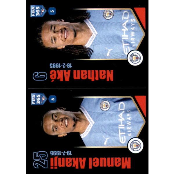 Sticker 88 Manuel Akanji/Nathan Ake