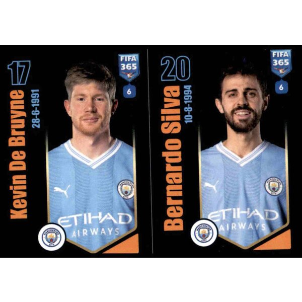 Sticker 94 Kevin De Bruyne/Bernardo Silva