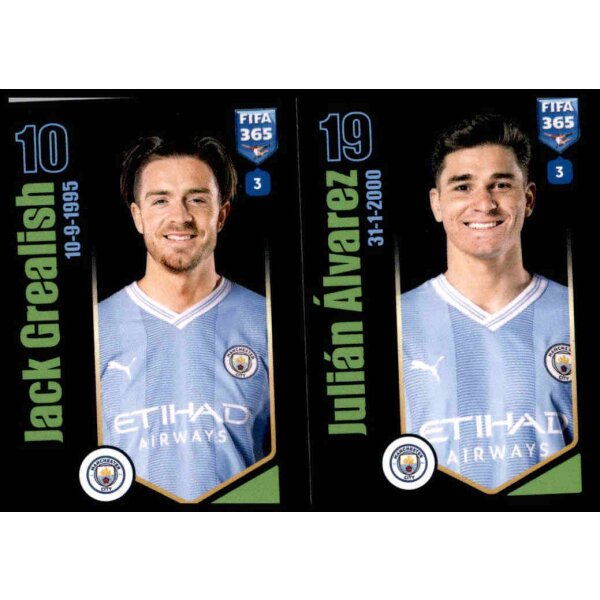 Sticker 98 Jake Grealish/Julian Alvarez