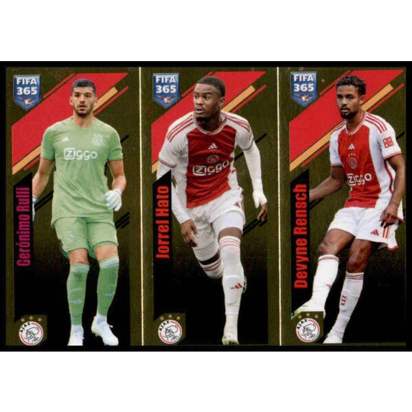 Sticker 119 Geronimo Rulli/Jorrel Hato/Devyne Rensch