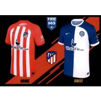 Sticker 133 Atletico Madrid Jerseys