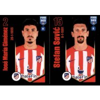 Sticker 136 Jose Maria Gimenez/Stefan Savic