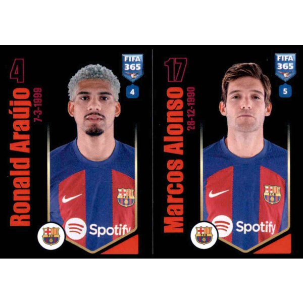 Sticker 152 Ronald Araujo/Marcos Alonso