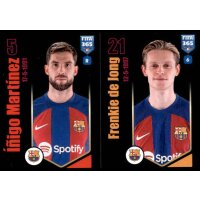 Sticker 156 Inigo Martinez/Frenkie de Jong